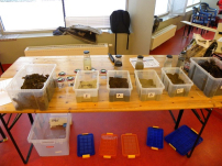 Versuche bei Boden macht Schule Workshops